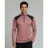 image:imageReal Essentials 3 Pack Mens DryFit Active Quarter Zip Long Sleeve Athletic Performance Pullover Available in Big amp TallSet J