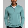 image:imageReal Essentials 3 Pack Mens DryFit Active Quarter Zip Long Sleeve Athletic Performance Pullover Available in Big amp TallSet L