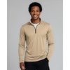 image:imageReal Essentials 3 Pack Mens DryFit Active Quarter Zip Long Sleeve Athletic Performance Pullover Available in Big amp TallSet M