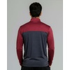 image:imageReal Essentials 3 Pack Mens DryFit Active Quarter Zip Long Sleeve Athletic Performance Pullover Available in Big amp TallSet a
