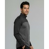 image:imageReal Essentials 3 Pack Mens DryFit Active Quarter Zip Long Sleeve Athletic Performance Pullover Available in Big amp TallSet a