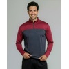 image:imageReal Essentials 3 Pack Mens DryFit Active Quarter Zip Long Sleeve Athletic Performance Pullover Available in Big amp TallSet a