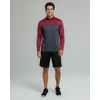 image:imageReal Essentials 3 Pack Mens DryFit Active Quarter Zip Long Sleeve Athletic Performance Pullover Available in Big amp TallSet a