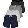 image:imageReal Essentials 4 Pack Womens Active Athletic Performance Mesh Shorts with Pockets Available in Plus SizeSet M
