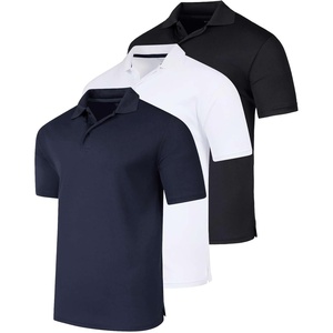 image:imageReal Essentials 3 Pack Mens Short Sleeve Golf Polo Casual Workout Sports Moisture Wicking Collared Shirt Big amp TallSet R