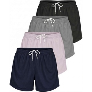 image:imageReal Essentials 4 Pack Womens Active Athletic Performance Mesh Shorts with Pockets Available in Plus SizeSet N