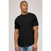 image:imageReal Essentials 5 Pack Mens Cotton Hipster Curved Hem Droptail Tee  Premium Longline TShirts with Long Tail Drop CutSet 2