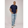 image:imageReal Essentials 5 Pack Mens Cotton Hipster Curved Hem Droptail Tee  Premium Longline TShirts with Long Tail Drop CutSet 5
