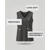 image:imageReal Essentials 5 Pack Womens Cotton VNeck Sleeveless Tank Top Basic Ladies Casual Shirts Available in Plus SizeSet 3