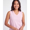image:imageReal Essentials 5 Pack Womens Cotton VNeck Sleeveless Tank Top Basic Ladies Casual Shirts Available in Plus SizeSet 6