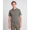image:imageReal Essentials Mens 1PK SS Cotton Button Down ShirtSolid Desert Sage