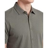 image:imageReal Essentials Mens 1PK SS Cotton Button Down ShirtSolid Desert Sage
