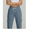 image:imageReal Essentials 3 Pack Womens Fleece Cargo Sweatpants Open Bottom Lounge amp Athletic Casual Pants with PocketsSet 3