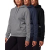 image:imageReal Essentials 3 Pack Womens Fleece LongSleeve Pullover Hoodie Active Sweatshirt Kangaroo Pocket  Available In PlusSet 10