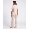 image:imageReal Essentials 2 Pack Womens Button Up Pajama Sets Short Sleeve Notch Collar Lounge Sleep PJ Open Bottom Pants Button DownMistletoe Flowers  Carinaria Hearts