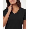 image:imageReal Essentials 5 Pack Womens Short Sleeve VNeck TShirt Athletic Workout Work Casual and Spring TopsSolid Black  Solid Black  Solid Black  Solid Black  Solid Black