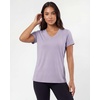 image:imageReal Essentials 5 Pack Womens Short Sleeve VNeck TShirt Athletic Workout Work Casual and Spring TopsSolid Black  Solid Bright White  Navy Blazer  Solid Orchid Petal  Solid Surf Spray