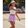 image:imageReal Essentials 4 Pack Girls 2in1 Dry Fit Athletic Flowy Shorts  Butterfly Dance Skirts for Youth amp Teens Ages 418Set 9