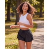 image:imageReal Essentials 4 Pack Girls 2in1 Dry Fit Athletic Flowy Shorts  Butterfly Dance Skirts for Youth amp Teens Ages 418Set 9