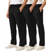 image:imageReal Essentials 3 Pack Mens Mesh Open Bottom Sweatpants Gym Active Athletic Workout Casual Pants with Pockets Big amp TallSet 10