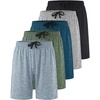 image:imageReal Essentials 5 Pack Mens DryFit 7 Active Athletic Sweat Resistant Performance Workout Shorts Available in Big amp TallSet 4