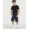 image:imageReal Essentials 3 Pack Boys Short Sleeve Jersey Cotton Polo Shirt  Uniform Youth Dress Shirt Ages 418Set 9