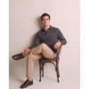 image:imageReal Essentials Mens 1 amp 3PK Cotton Button Down ShirtCharcoal Heather