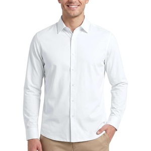 image:imageReal Essentials Mens 1 amp 3PK Cotton Button Down ShirtSolid Bright White