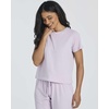 image:imageReal Essentials 2 Pack Womens Cotton Short Sleeve Top and Capri Pants Pajama Lounge PJ Sets with Pocket Available In PlusSet 1