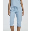 image:imageReal Essentials 2 Pack Womens Cotton Short Sleeve Top and Capri Pants Pajama Lounge PJ Sets with Pocket Available In PlusSet 3