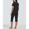 image:imageReal Essentials 2 Pack Womens Cotton Short Sleeve Top and Capri Pants Pajama Lounge PJ Sets with Pocket Available In PlusSet 5