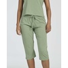 image:imageReal Essentials 2 Pack Womens Cotton Short Sleeve Top and Capri Pants Pajama Lounge PJ Sets with Pocket Available In PlusSet 6