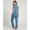 image:imageReal Essentials Ladies SS Yummy Crew Shirt and Open Bottom Pant SetFestival Bloom Hearts  Magano Calcite Stripe