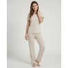 image:imageReal Essentials Ladies SS Yummy Crew Shirt and Open Bottom Pant SetNavy Blazer Stars  Moonbeam Check