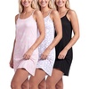 image:image3Pack Plus Size Womens Cami Sleeveless Nightgowns by Real EssentialsSet 2