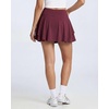 image:imageReal Essentials 4 Pack Womens Skater Pleated Tennis Skort  Skirt with Shorts Pockets Athletic Golf Workout PlusSet 10