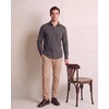 image:imageReal Essentials Mens Long Sleeve Cotton Button Down Shirt Casual Dress Shirts Business Work Office Collared Button Up TopSolid Black  Charcoal Heather  Grey Heather