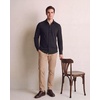 image:imageReal Essentials Mens Long Sleeve Cotton Button Down Shirt Casual Dress Shirts Business Work Office Collared Button Up TopSolid Black  Solid Olive Night  Solid Ballad Blue