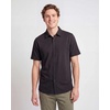 image:imageReal Essentials Mens Short Sleeve Cotton Button Down Shirt Casual Dress Shirts Business Work Summer Beach Collared TopSolid Black  Solid Navy Blazer  Charcoal Heather