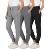 image:imageReal Essentials 3 Pack Girls Lounge Joggers Soft Athletic Performance Casual Sweatpants Ages 716Set 9
