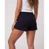 image:imageReal Essentials 3 Pack Womens Cotton Ribbed Lounge Shorts Sleep Casual Comfy Elastic Waist Drawstring Womens PJ BottomsSolid Black  Solid Quiet Shade  Grey Heather  Solid Bright White