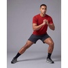 image:imageReal Essentials 5 Pack Mens Breeze Tech Crew Neck TShirts  Short Sleeve Athletic Workout Gym Tees Big amp Tall AvailableSolid Black  Solid Bright White  Charcoal  Solid Poppy Red  Elemental Blue