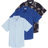 image:imageReal Essential 3 Pack Mens RegularFit ShortSleeve Poplin Shirt Available in Big amp TallSet 3