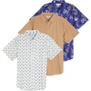 image:imageReal Essential 3 Pack Mens RegularFit ShortSleeve Poplin Shirt Available in Big amp TallSet 8