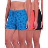 image:imageReal Essentials 3 Pack Womens Pajama Shorts Sleep Lounge Sweatshorts Comfy Sleepwear Bottoms Available in Plus