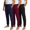 image:image3Pack Mens Cotton Lounge Sleep Joggers by Real EssentialsSet 6