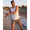image:image5 Pack Mens Mesh Muscle Tank Top Sleeveless Shirt Athletic Workout Gym  Available in Big amp Tall Bodybuilding Active Training Lifting Exercise Running Cooling Moisture Wicking Quick DrySet 10