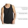 image:image5 Pack Mens Mesh Muscle Tank Top Sleeveless Shirt Athletic Workout Gym  Available in Big amp Tall Bodybuilding Active Training Lifting Exercise Running Cooling Moisture Wicking Quick DrySet 5