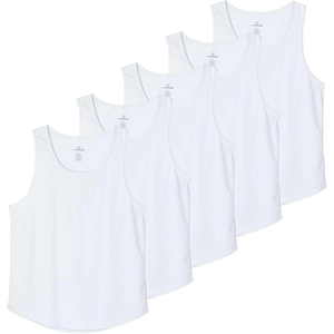 image:image5 Pack Mens Mesh Muscle Tank Top Sleeveless Shirt Athletic Workout Gym  Available in Big amp Tall Bodybuilding Active Training Lifting Exercise Running Cooling Moisture Wicking Quick DrySet 10