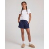 image:image3 Pack Girls Fleece Lounge Shorts Sweat Athletic Casual Pockets Kids Teens  Available in Sizes 416 Cotton Blend Camp Sleepovers Track Sleep Travel Wear Drawstring Elastic Waist Soft Warm PJsSolid Black  Solid Navy Blazer  Charcoal Heather